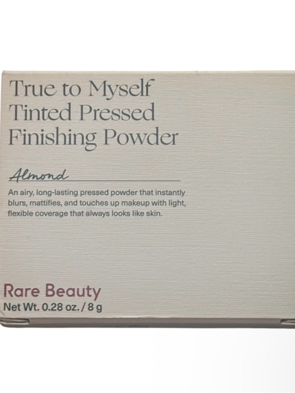 Rare Beauty True to Myself Tinted Pressed Finishing Powder - Almond- New in box